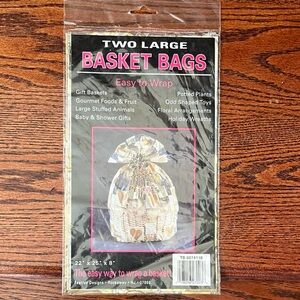 Festive Designs Two Large Basket Gift Bags